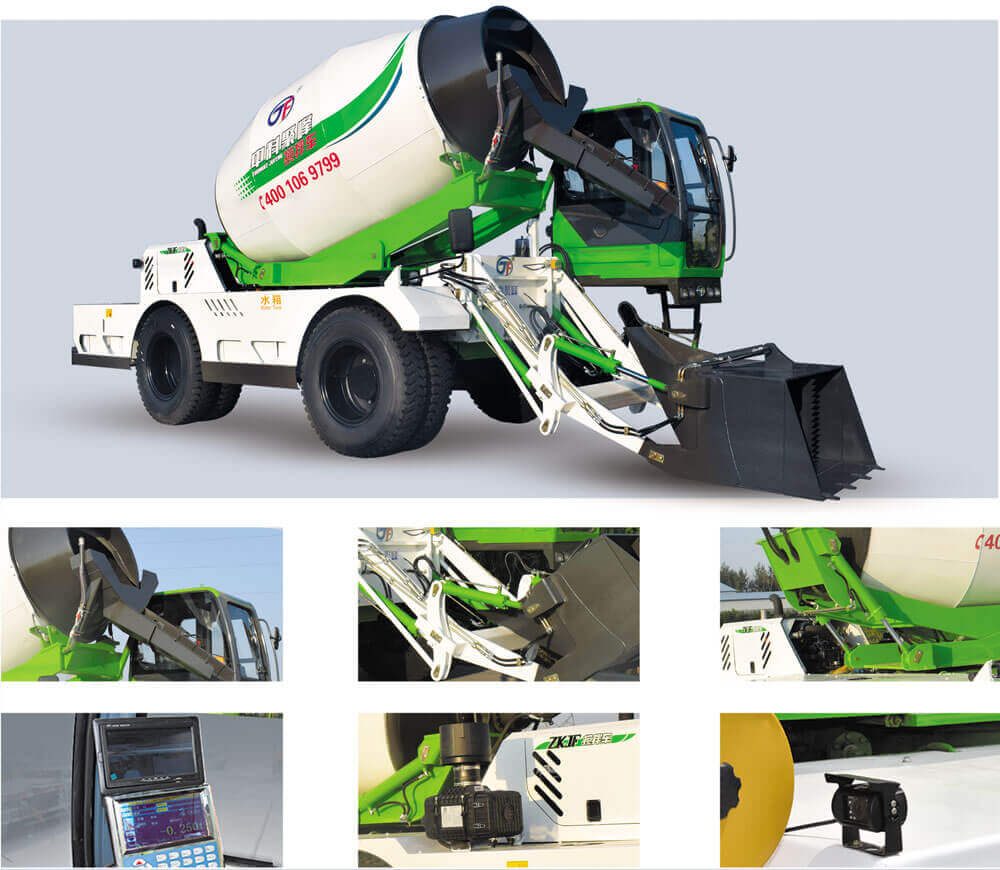 6.5 m³ Self-Loading Concrete Mixer