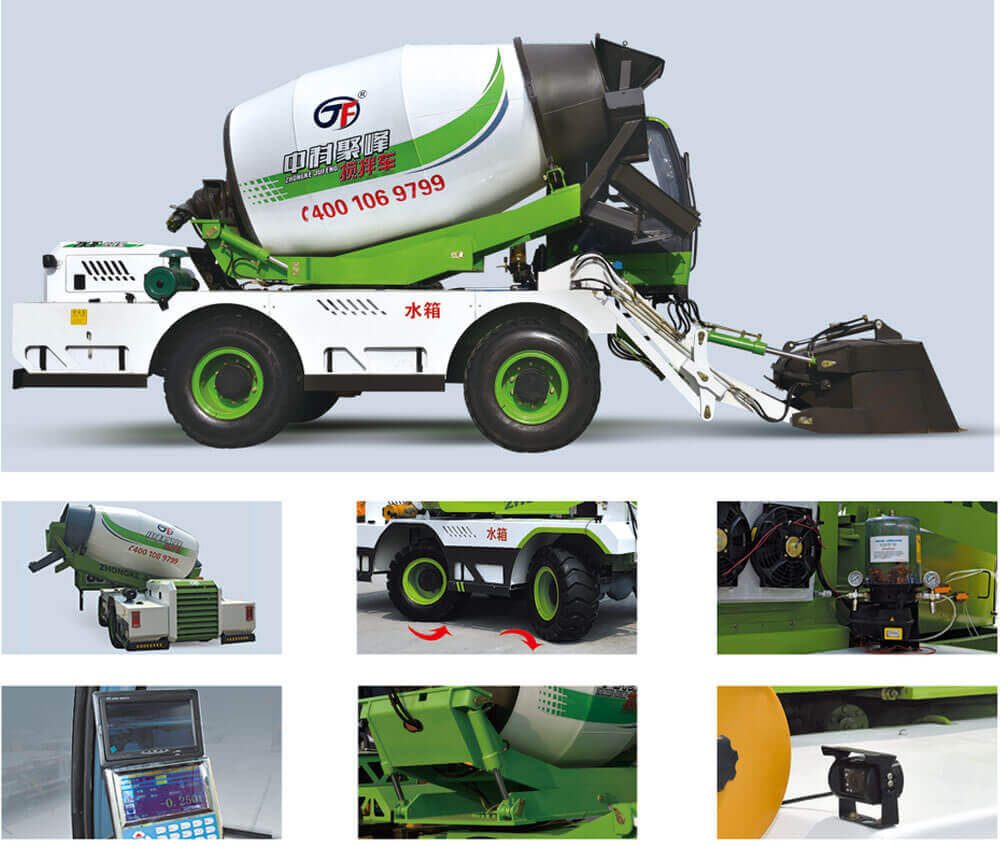 4.0 m³ Self-Loading Concrete Mixer