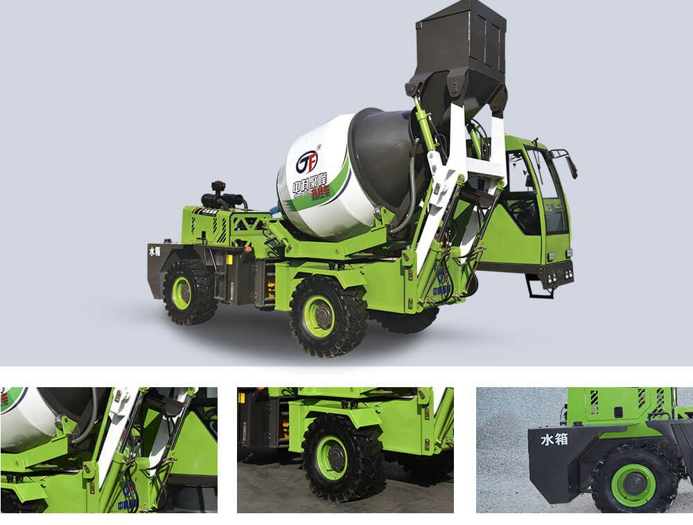 1.6 m³ Self-Loading Concrete Mixer